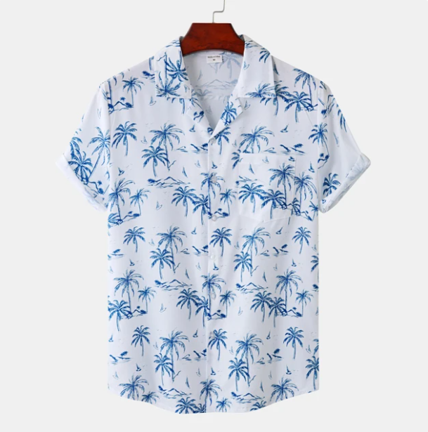 Classic Hawaiian Shirt Short Sleeve Casual Summer
