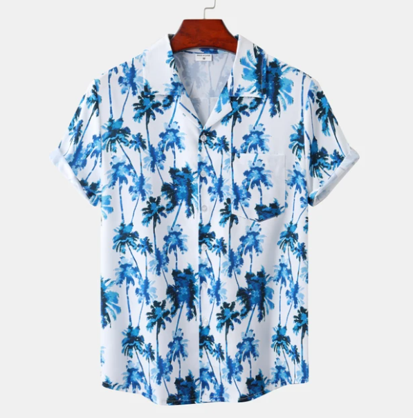 Classic Hawaiian Shirt Short Sleeve Casual Summer
