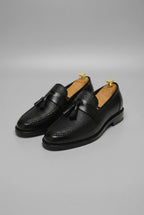 Mens Loafers Woven Tassel Slip On
