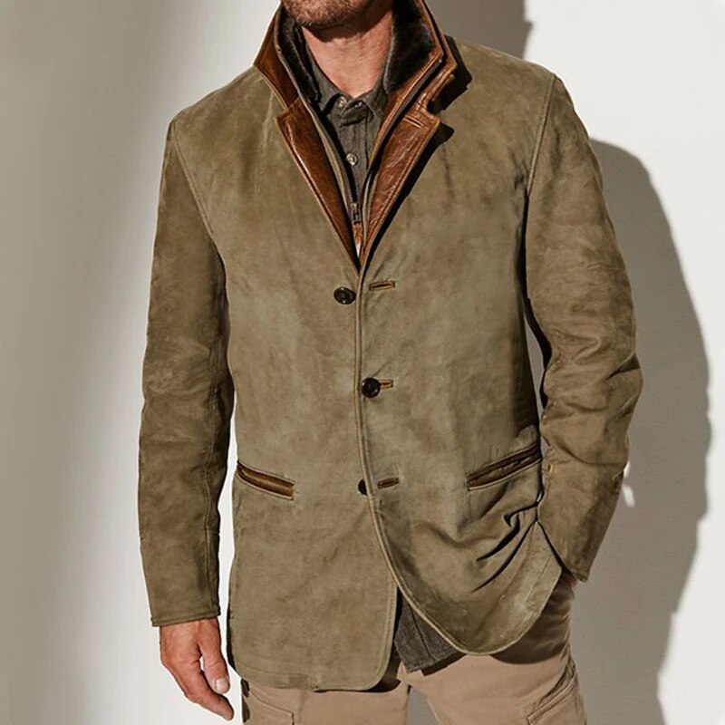 Men's Vintage Jacket Classic Style Modern Comfort Versatile