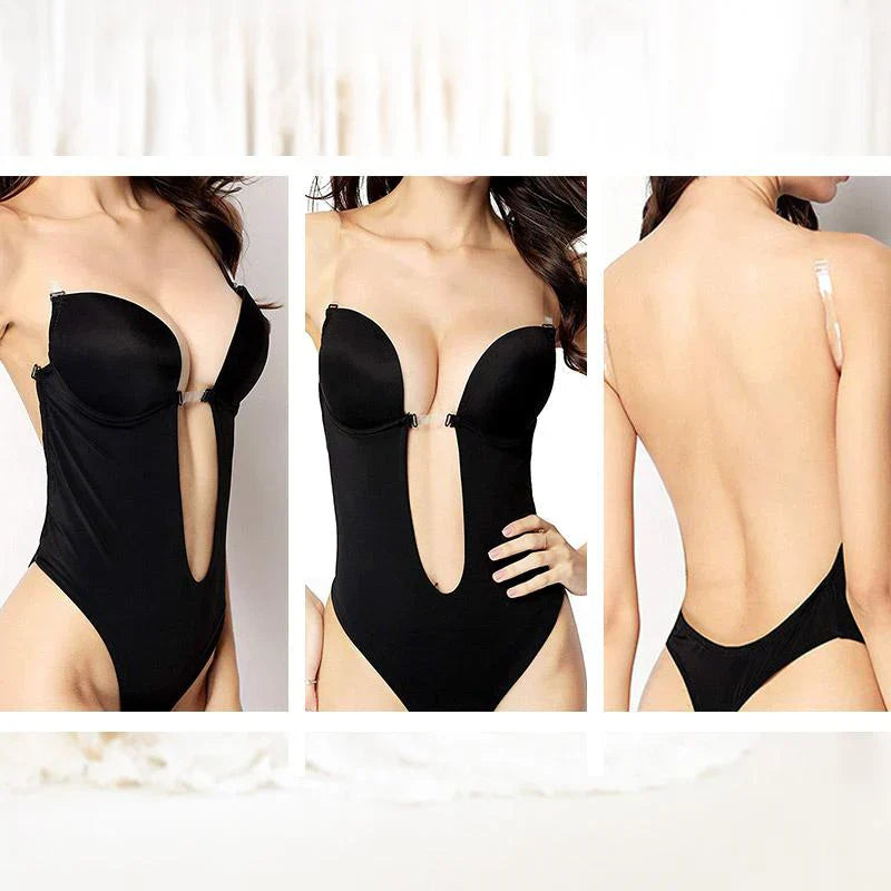 Backless Bodysuit Bra Seamless Invisible Support