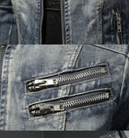 Men's Retro Denim Jacket Vintage Rugged Refined Classic