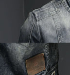 Men's Retro Denim Jacket Vintage Rugged Refined Classic