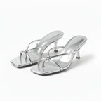 Elegant Knot Strap Orthopedic Heels